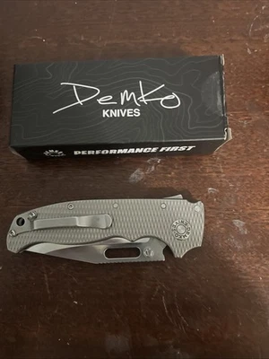 REPLICA  Made AD-20 sized - 3V Blade - Titanium Scales with Belt Clip - Image 1 of 4