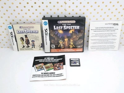 Professor Layton And the Last Specter Authentic (Nintendo DS, 2011) CIB, Tested - Image 1 of 4