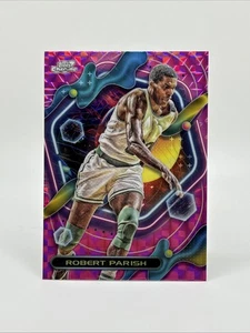 Robert Parish 2023 Topps Chrome Cosmic Pink Mosaic SP Celtics 140 - Picture 1 of 2