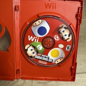 New Super Mario Bros. Wii (Nintendo Wii, 2009) NUR DISC getestet und funktionsfähig - Bild 1 von 9