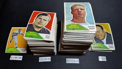 Tarjetas de fútbol americano Fleer 1960 1-132 (P-NM) - tú eliges - completa tu conjunto Foto 1 de 4