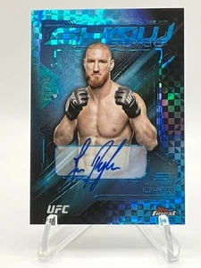 2025 Topps Finest UFC  Joe Pyfer Auto Blue Xfractor #d /75 - Picture 1 of 2
