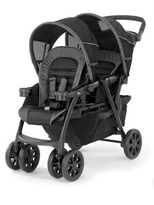 Chicco Cortina Together Double Stroller Black - Image 1 of 4