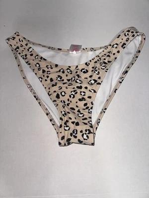 Parte inferior de bikini Xhilaration con estampado de leopardo para mujer talla grande Foto 1 de 4