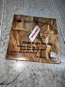 Bootleg Sampler Sega Saturn 1995 Disc and Original Cardboard Sleeve