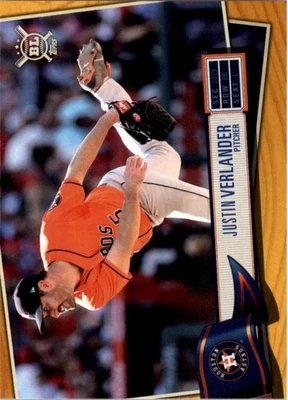 2019 Topps Big League Gold #159 Justin Verlander - BB - Image 1 of 2