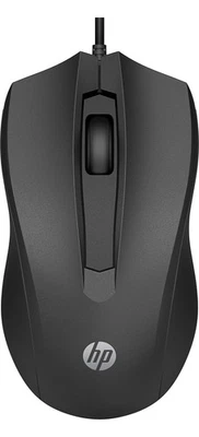 HP 100 Black Wired USB Mouse. Compatible with Windows PC, Notebook, Laptop, Mac - Image 1 of 4
