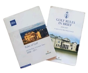 Rolex Rules of Golf handbook x 2 R&A - 2004 And 2008 - Picture 1 of 9