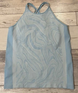Camiseta sin mangas/camisa All In Motion talla L grande 10/12 - azul/blanco - NUEVA B - Imagen 1 de 8