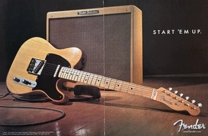 2005 Fender Telecaster Electric Guitar 2 Page Print Ad Advertisement - Picture 1 of 4