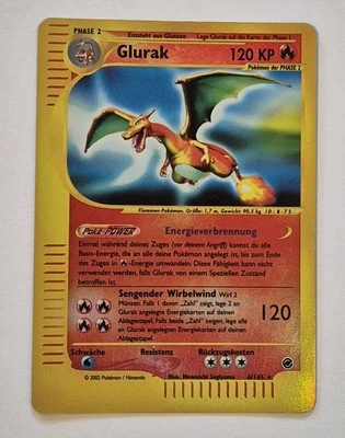 Pokemon Karte Glurak Charizard 6/165 Expedition Set Reverse Holo Rare Deutsch - Bild 1 von 3
