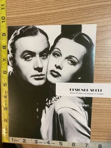 Charles Boyer & Hedy Lamar Publicity Scene Black & White Book Photograph - Picture 1 of 1