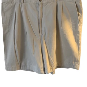 Pre Owned Men’s Haggar Clothing Old Label Khaki Shorts Sz 42 Cotton Classic Golf - Picture 1 of 16
