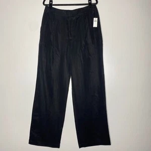 New Gap Dressy Tencel Pleated High Rise SoftSuit Wide Leg Pants Women's Size 8 - Picture 1 of 10