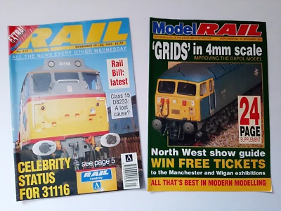Rail Magazine  [November 10 - 23  1993] (No. 213) Very Good Condition - Image 1 of 4