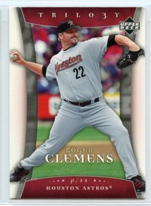 2005 Upper Deck Trilogy Baseball - #83 - Roger Clemens - Houston Astros