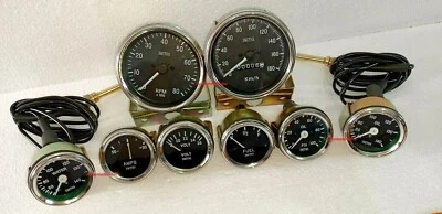 Smiths-52mm-Kit-Temp-Oil-Fuel-Oil Temp Volt+Amp+rpm+speedometer 85mm - Bild 1 von 4