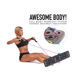 Portable Gym Accessories Exercise Equipment Workout From Home Full Body Workout - Picture 1 of 9