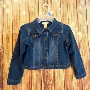 Cynthia Rowley Girl’s Blue Cropped Denim Jean Jacket Size M 7/8 - Picture 1 of 5