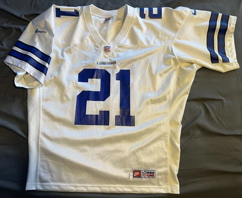 Nike Deion Sanders Cowboys Jersey Size XXL Authentic Pro Line Dallas Vintage 52 Cover
