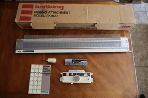 Brother Knitking RK900 Ribbing Attachment w/ Carriage & Connecting Arm Instructi - Picture 1 of 24