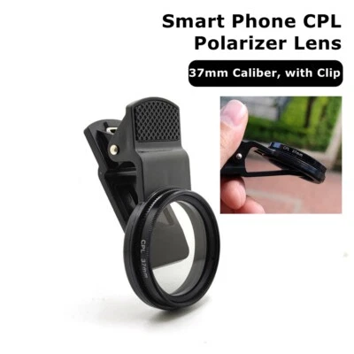 CPL 37mm Circular Polarizer Lens Clip Filter For Smart Phone Camera Lens Acce - Image 1 of 4