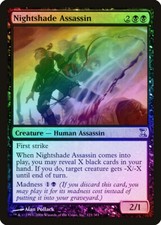 Nightshade Assassin FOIL Time Spiral PLD Black Uncommon MAGIC CARD ABUGames