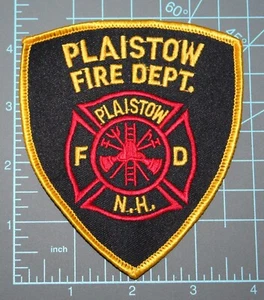 PLAISTOW Fire Department NEW HAMPSHIRE Uniform Patch ROCKINGHAM COUNTY NH - Picture 1 of 1