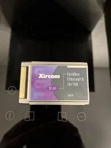 Xircom 32bit CardBus Ethernet II 10/100 Card (Cbe2-100) - Picture 1 of 1