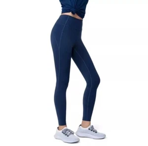 NWT Allbirds Natural Legging Women's True Navy Merino Wool Blend Size S - Picture 1 of 4
