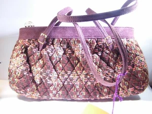 Vera Bradley “Annie” Small Tweed Handbag NWT #PW350 - Picture 1 of 5