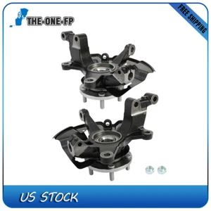 Set Front Left Right Wheel Hub Bearing Knuckle Fits Mazda CX-7 2007-2011 2012 - Picture 1 of 15