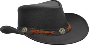 Sidewinder formbarer Western Cowboy | Lederhut im australischen Stil - Bild 1 von 5
