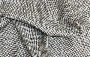 Abraham Moon Tessuto Tweed 100% Lana Marrone Piccolo a Spina di Pesce Ref M112 - Foto 1 di 2