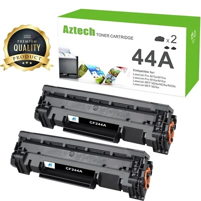 2x CF244A Black Toner Fits for HP 44A LaserJet Pro M15w M15 M15a MFP M28a M28w - Image 1 of 4