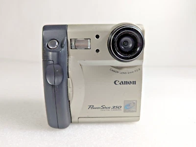 Vintage Canon Powershot 350 Digital Camera Point & Shoot - Image 1 of 4