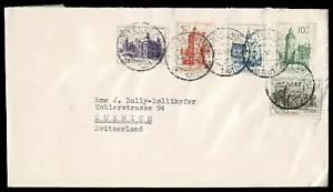 SG38 NETHERLANDS 1951 Cover with summer charity issue - castles attached - Picture 1 of 2