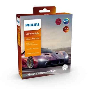 Philips H7 Ultinon Rally 3550 LED Car Headlight Bulb (set of 2) 6500K (50W x2) - Picture 1 of 15