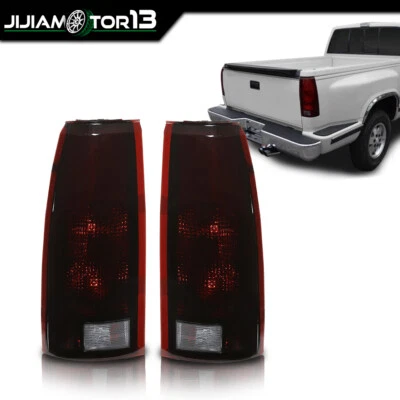 Apto para camioneta Chevy GMC C/K 1500 2500 3500 humo suburbano con bombillas luces traseras Foto 1 de 4