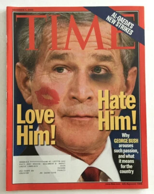 Time Magazine December 1, 2003 Love Him! Hate Him! George Bush - Image 1 of 2
