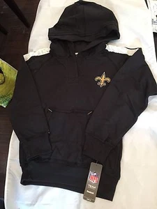 New Orleans Saints Youth Girls Reebok SMALL Sweatshirt . Hoodie NFL NEW NWT - Picture 1 of 8