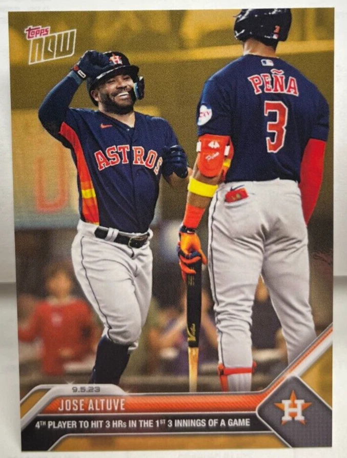 Jose Altuve 2023 Topps Now Road To Opening Day Bonus #ODB-32 - ASTROS - SP /472 - Image 1 of 2
