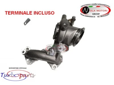 TURBO TURBINA COLLETTORE SCARICO FIAT 500 PANDA PUNTO LANCIA YPSILON TWINAIR  - Image 1 of 3