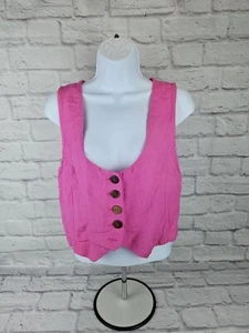 Free People Cropped Reisling Weste Damen Gr. S rosa/rose - Bild 1 von 13