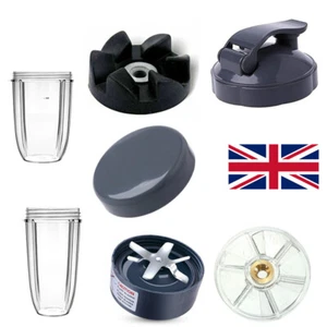 For NutriBullet 600W 900W Accessories Parts Cups Jar Lid Handle Blade Gears Set - Picture 1 of 15