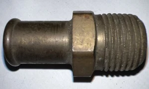 NOS 1/2" Hose Beaded Barb x 1/2” Male NPT Brass Bead Fitting - Picture 1 of 5