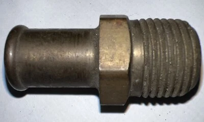 NOS 1/2" Hose Beaded Barb x 1/2” Male NPT Brass Bead Fitting - Image 1 of 4