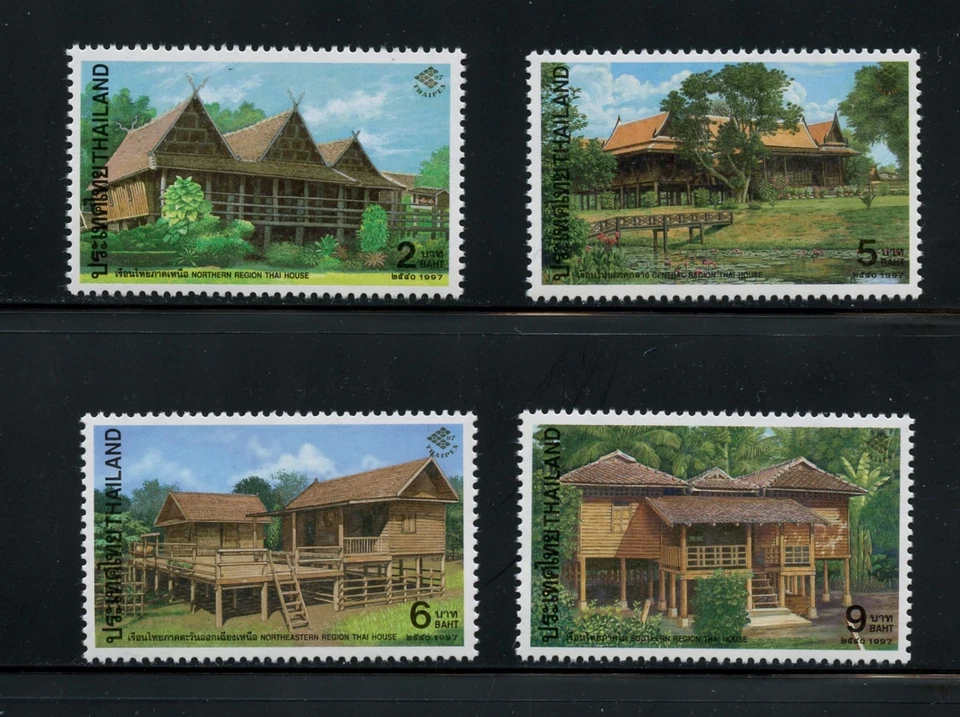 L152 Tailandia 1997 casas de arquitectura 4v.   MNH   Foto 1 de 1