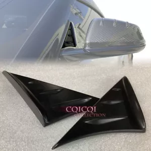 Matte Black anti-wind buffeting deflector for TOYOTA 20~ Supra 5th J29 DB 2pcs◎ - Picture 1 of 4