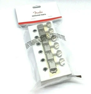 Genuine Fender Nickel Vintage Tuners for Strat/Tele/Jaguar Guitar 004-7912-049 - Picture 1 of 4